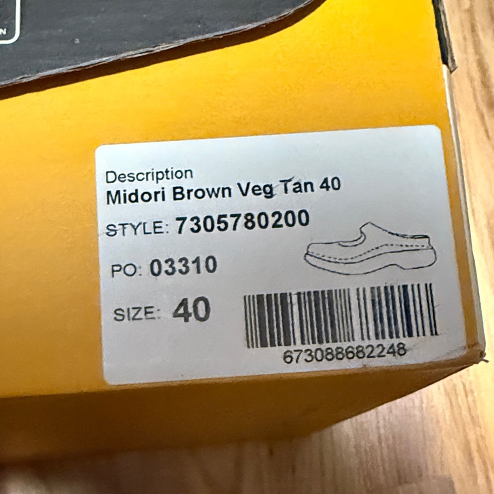 Dansko Brown Tan Mules